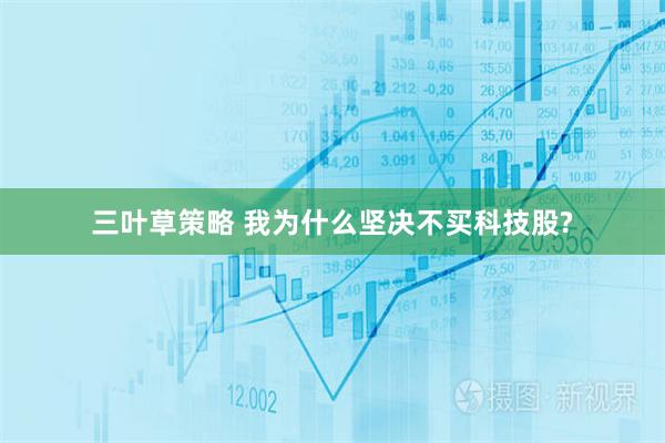 三叶草策略 我为什么坚决不买科技股?